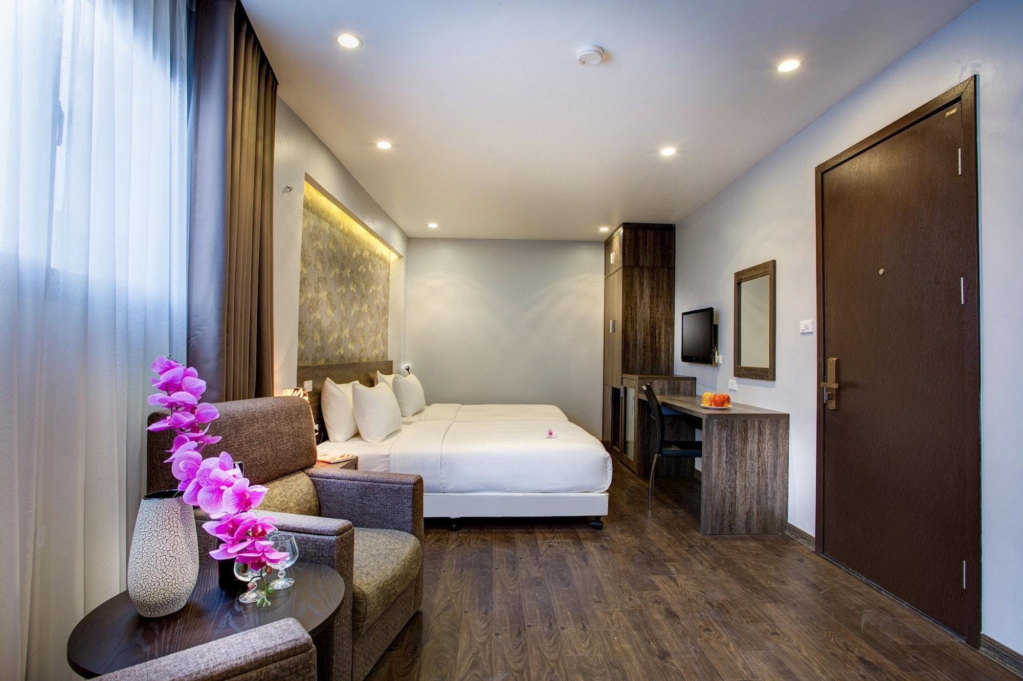 My Linh Hotel Hanoi Exterior foto